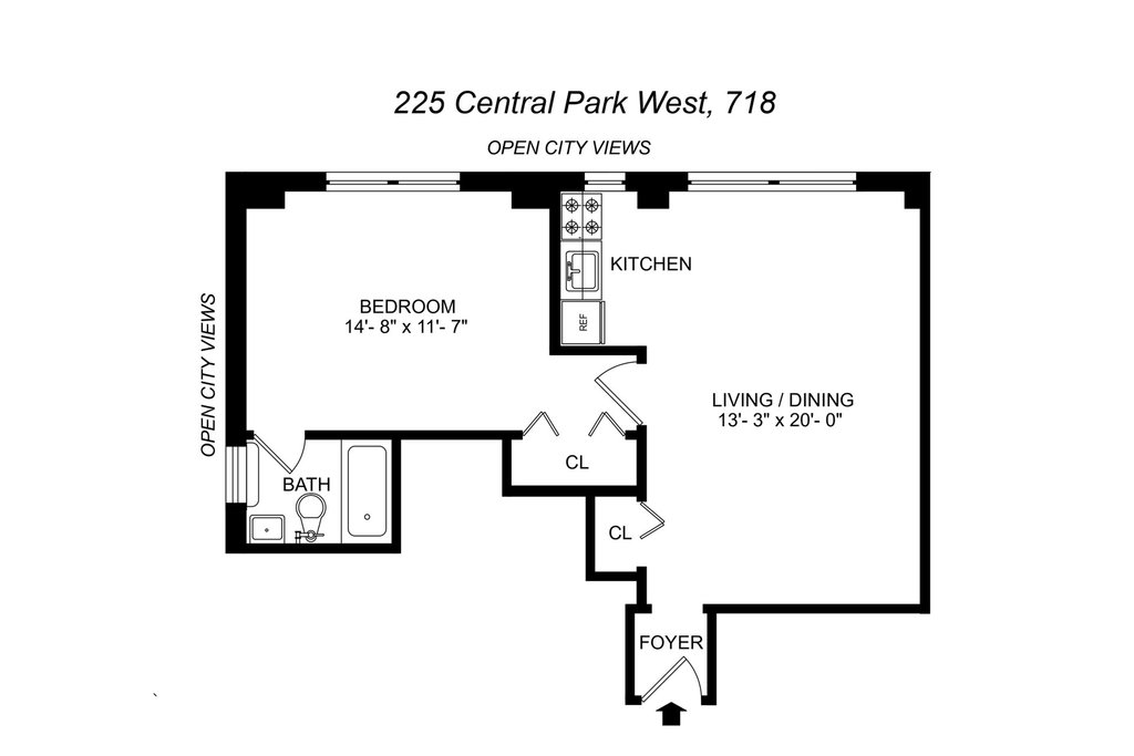 225 Central Park West, Unit 718 photo 10