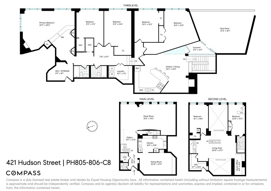 421 Hudson Street, Unit PH805 photo 29