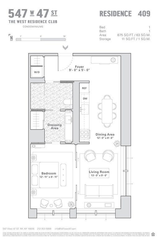 547 West 47th Street, Unit 409 photo 30