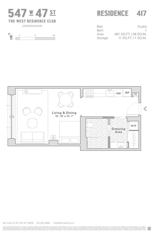 547 West 47th Street, Unit 417 photo 32