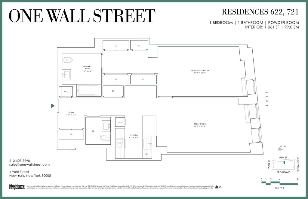 1 Wall Street, Unit 721 photo 6