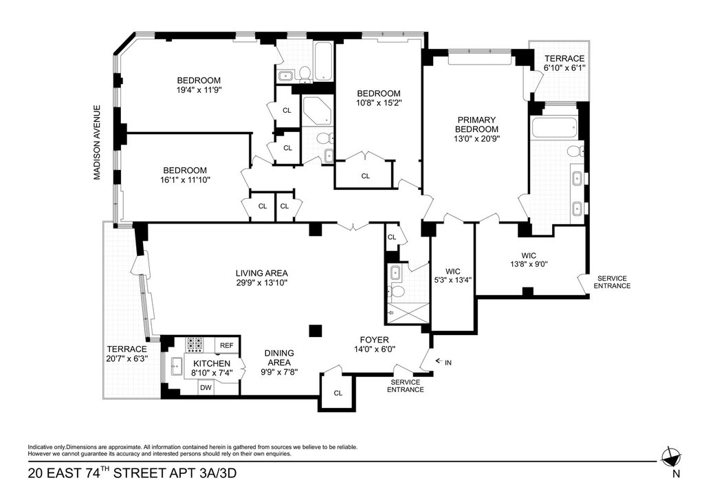 20 East 74th Street, Unit 3AD