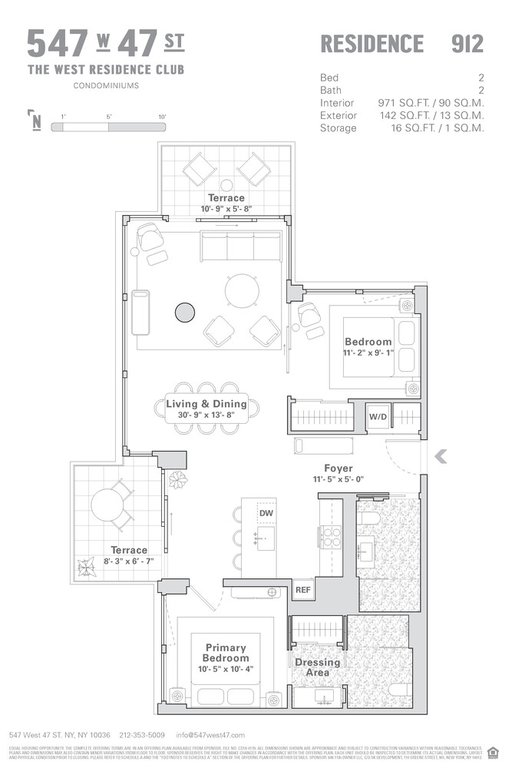 547 West 47th Street, Unit 912 photo 29
