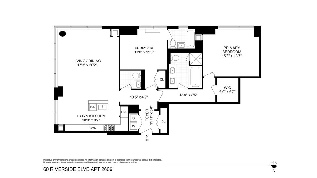 60 Riverside Boulevard, Unit 2602 photo 20