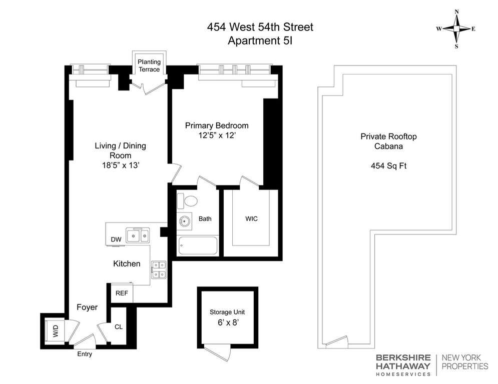 454 West 54th Street, Unit 5I photo 10