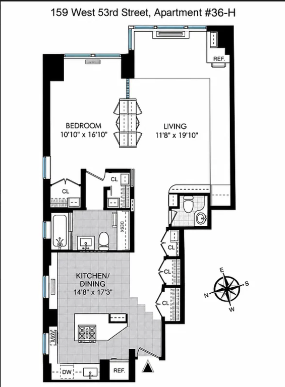 159 West 53rd Street, Unit 36H photo 10