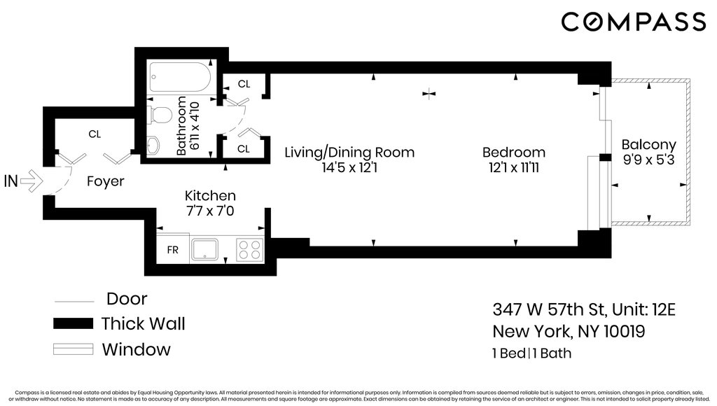 347 West 57th Street, Unit 12E photo 12