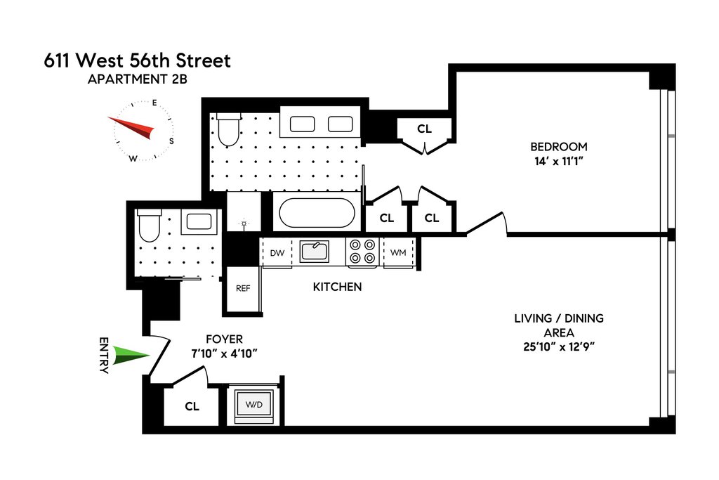 611 West 56th Street, Unit 2B photo 17