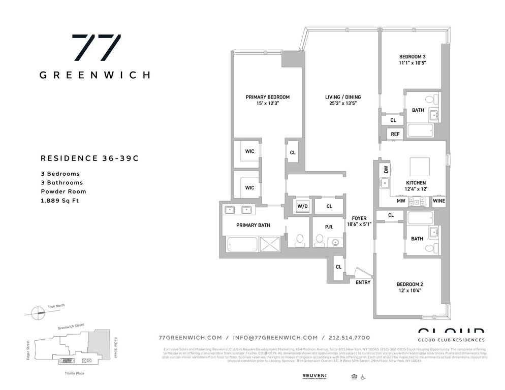 77 Greenwich Street, Unit 39C photo 37