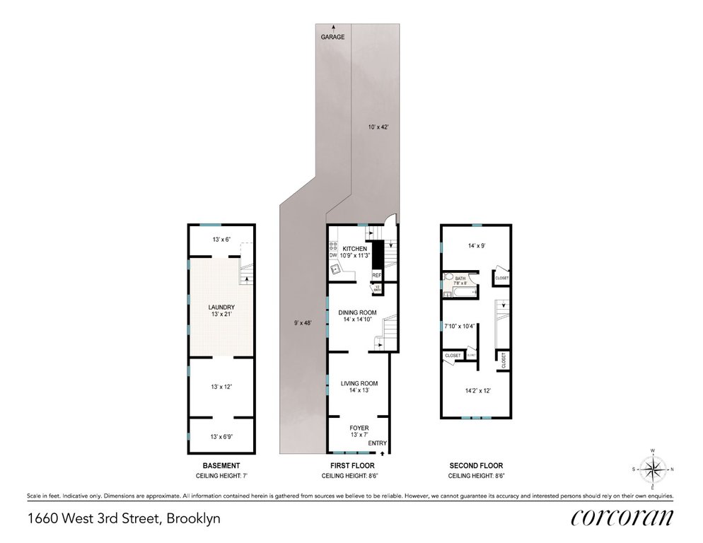 1660 West 3rd Street 0 Brooklyn Ny 11223 Brooklyn Townhouses