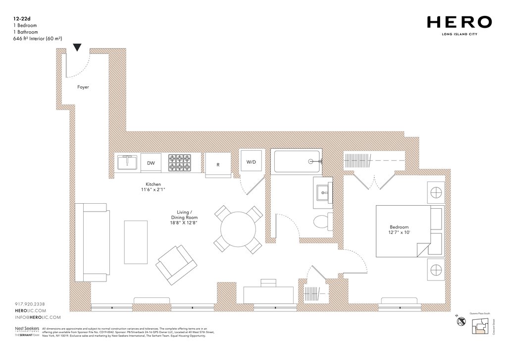 24 16 Queens Plaza South 12d Queens Ny 11101 Queens Condos Long Island City 1 Bedroom Condo For Sale